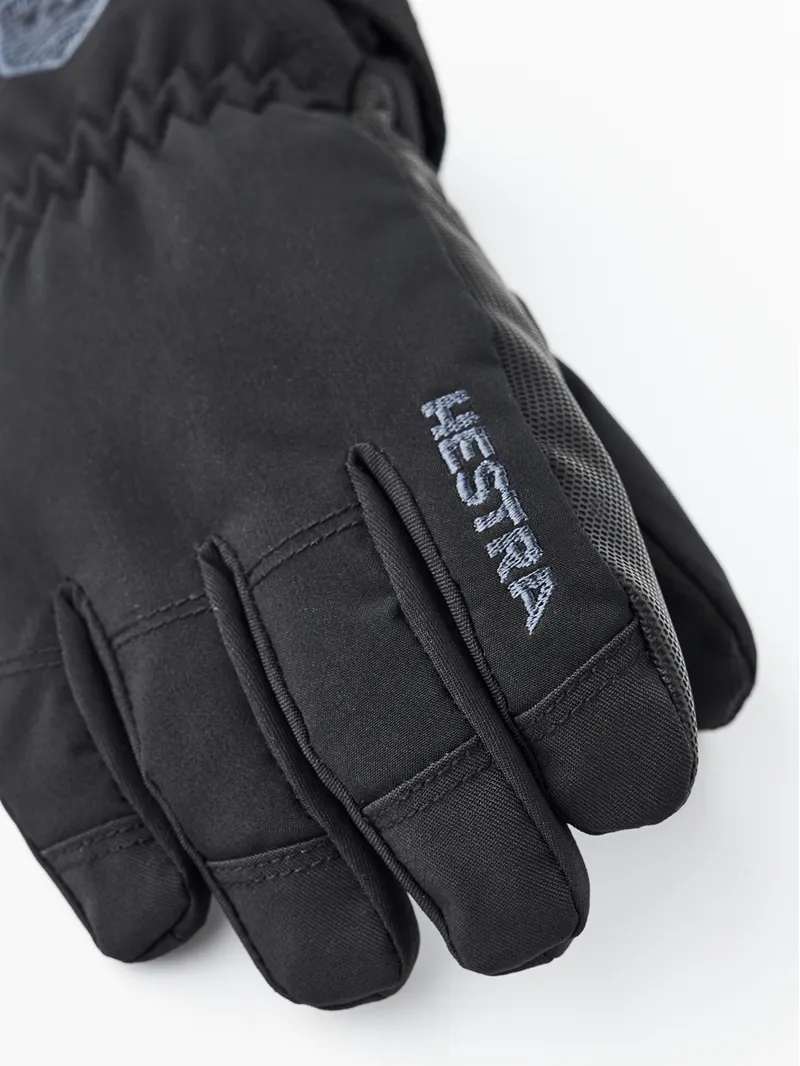Hestra Ferox Primaloft Junior Ski Gloves - Black-1